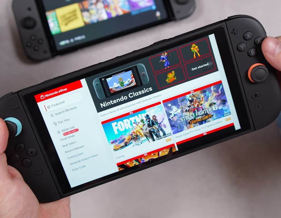Handheld gaming console